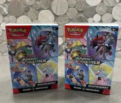 Pokemon TCG Journey Together Factory Sealed Booster Bundle Box LOT OF 2 - Image 1