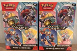 Pokemon TCG Journey Together Factory Sealed Booster Bundle Box LOT OF 2 - Image 1