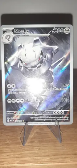 Steelix 150/132 Illustration Rare Mega Evolutions Pokemon Tcg - Image 1