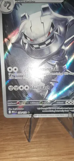 Steelix 150/132 Illustration Rare Mega Evolutions Pokemon Tcg - Image 3