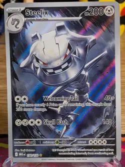 Pokemon Steelix 150/132 Illustration Rare Pokemon Mega Evolutions - Image 1