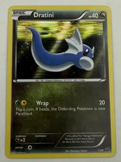 Pokemon TCG - Dratini 1/20 - Vintage Holo Rare - Dragon Vault NM - Image 1