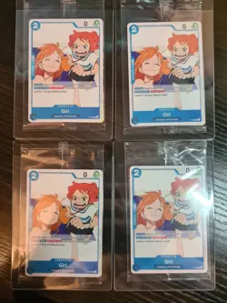4x One Piece TCG P-096 Girl Pre-Release Promo - English - Sealed - Image 2
