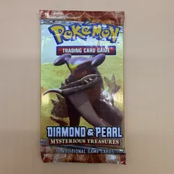 Pokemon - Diamond and Pearl Mysterious Treasures - 10 Card Booster Pack - Sealed - Image 2