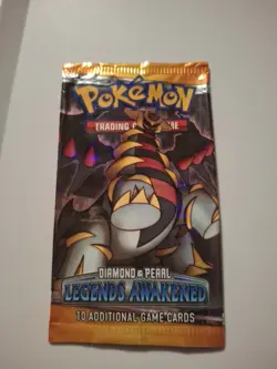Pokemon TCG Diamond And Pearl Legends Awakened Booster Pack Open/Empty Giratina - Image 1