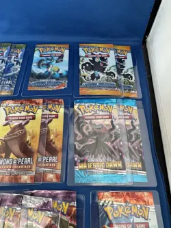 BUNDLE OF 28! Pokemon TCG Diamond And Pearl Era Booster Pack Open/Empty - Image 3