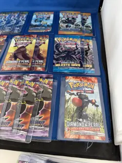 BUNDLE OF 28! Pokemon TCG Diamond And Pearl Era Booster Pack Open/Empty - Image 5
