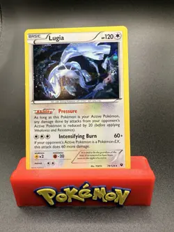 Lugia 78/124 Fates Cracked Ice Holo Fates Collide 2016 Pokemon TCG NM - Image 1