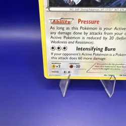 Pokemon TCG Lugia Fates Collide 78/124 Exclusive Cracked Ice Holo - Image 4