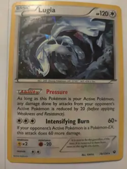 Pokemon TCG Lugia Fates Collide 78/124 Exclusive Cracked Ice Holo - Image 2
