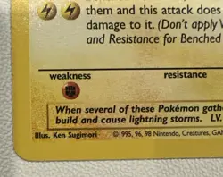 PIKACHU POKEMON CARD 1ST EDITION 60/64 JUNGLE NON HOLO NEVER PLAYED NM - Image 2