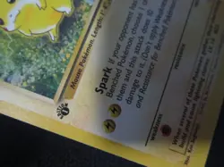 PIKACHU POKEMON CARD 1ST EDITION 60/64 JUNGLE NON HOLO NEVER PLAYED NM- - Image 2