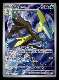 Inteleon 142/132 Illustration Rare Mega Evolution Pokemon Card - Image 1