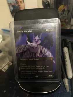 Mtg x1 Faerie Macabre Borderless - Image 1