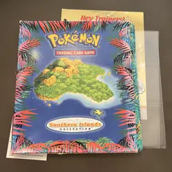 *NO CARDS* Pokemon SOUTHERN ISLANDS English BINDER ONLY - Image 1