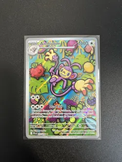 Pokemon TCG Mega Evolutions Phantasmal Flames Ambipom 107/094 Illustration Rare - Image 1