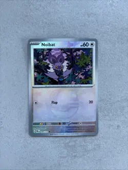 Pokemon Noibat Master Ball Reverse Holo #090/131 Prismatic Evolutions 2025 MINT - Image 1
