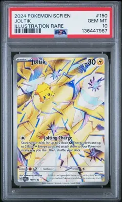 Pokemon Stellar Crown Joltik 150 PSA 10 - Image 1