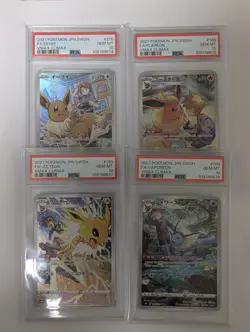 PSA 10 Eevee Vaporeon Flareon Jolteon CHR VMAX Climax Eeveelution Japan Pokemon - Image 1