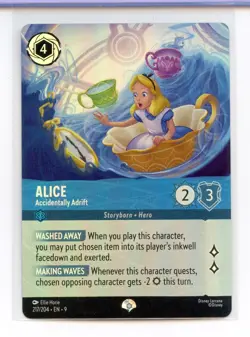 Alice (Accidentally Adrift) Epic - Fabled 217/204 Disney Lorcana - Image 1