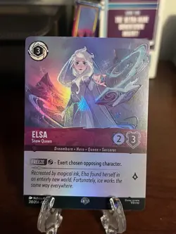 Disney Lorcana Fabled ELSA Snow Queen Epic Foil #210/204 - Image 1