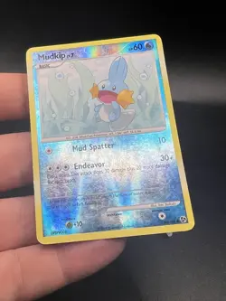 Pokemon Mudkip Common Reverse Holo Card 80/106 Great Encounters MP/HP BR3 - Image 2