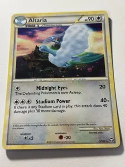 ALTARIA 2/102 HGSS Triumphant HOLO RARE Pokemon card Near Mint - Image 1
