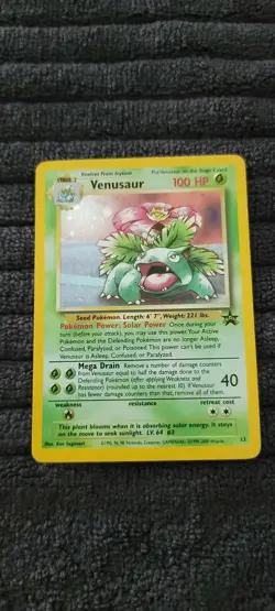 Pokemon - Venusaur - Black Star Promo - Holo 13 - VINTAGE - NM OBO - Image 1