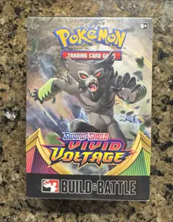 Pokemon TCG Sword & Shield Vivid Voltage Build and Battle Box Factory Sealed 820650807718 - Image 1