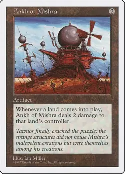 MTG - Ankh of Mishra - Fifth Edition - NM - Image 1