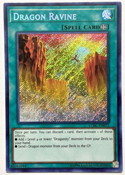 LCKC-EN072 Dragon Ravine Secret Rare 1st Edition Near Mint YuGiOh Card - Image 1