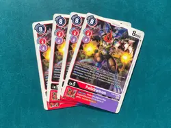 Paildramon EX3-010 Playset Draconic Roar Digimon Card Game x4 - Image 1