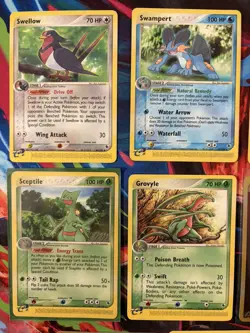 2003 Pokemon EX Ruby & Sapphire 11 Card Lot - MP - Regular & Reverse Holo - Rare - Image 2