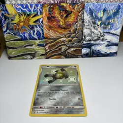Magnemite SV27/SV94 Holo Pokemon Card Hidden Fates Baby Shiny - Image 3