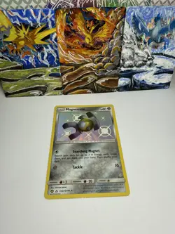 Magnemite SV27/SV94 Holo Pokemon Card Hidden Fates Baby Shiny - Image 4