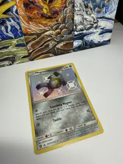 Magnemite SV27/SV94 Holo Pokemon Card Hidden Fates Baby Shiny - Image 5