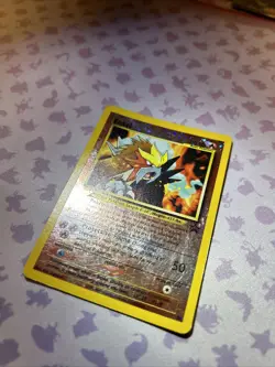 Pokemon TCG Entei 34 Reverse Holo BlackStar Promo Neo Pokemon 3 Movie Heavy Play - Image 2