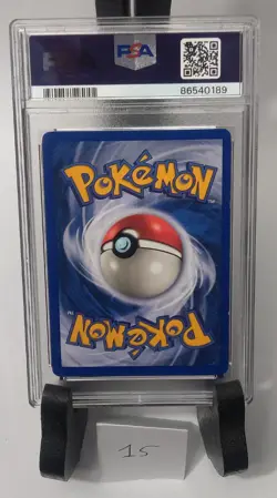 1999 Hitmonchan Shadowless Holo Base Set Pokemon #7 NM PSA 8 - Image 2