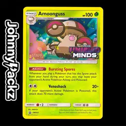 Amoonguss SM202 - 2019 Staff Prerelease Promo Unified Minds - Pokemon Card (NM) - Image 1
