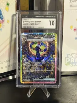 2024 POKEMON JAPANESE TERASTAL FEST EX SPECIAL ART RARE #217 UMBREON EX CGC 10 - Image 1