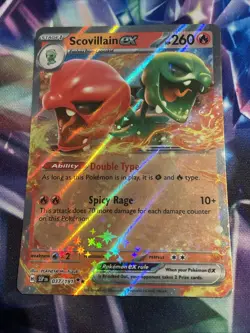 Pokemon TCG Scovillain ex 037/191 Double Rare Surging Sparks NM/M - Image 1