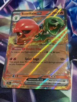 Pokemon TCG Scovillain ex 037/191 Double Rare Surging Sparks NM/M - Image 2