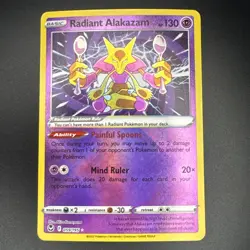 Radiant Alakazam 059/195 Silver Tempest Radiant Rare Pokemon - Image 1