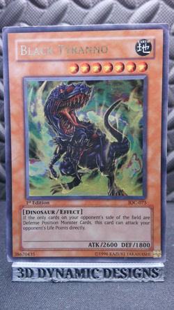 | Yugioh Black Tyranno IOC-075 1st Edition Ultra Rare Invasion Of Chaos HP 🔥 | - Image 1