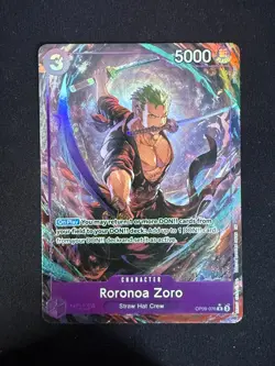 Roronoa Zoro (OP09-076 ALT ART) One Piece PRB02 The Best Vol.2 (English) - Image 1