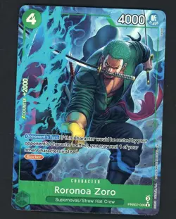 Roronoa Zoro PRB02-006 R Parallel ONE PIECE CARD THE BEST vol.2 ENGLish - Image 1