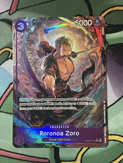 Roronoa Zoro Alternate Art OP09-076 Premium Booster One Piece PRB Vol. 2 English - Image 1