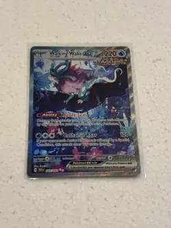 Pokemon TCG Walking Wake EX Scarlet & Violet Temporal Forces 205/162 SIR NM - Image 2