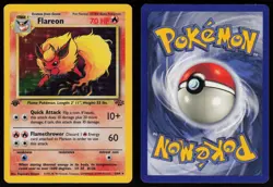 Flareon 3/64 Rare Jungle Holo 1st Edition Pokemon - Image 3