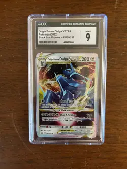 Origin Forme Dialga VSTAR SWSH256 SWSH: Sword & Shield Promo Cards Holo, CGC 9 - Image 1